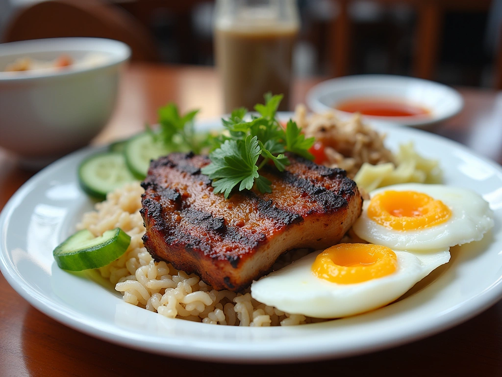 Com Tam — Vietnamese broken rice plate